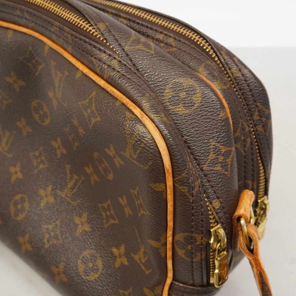 Louis Vuitton Shoulder Bag Monogram Reporter PM Brown — view 8