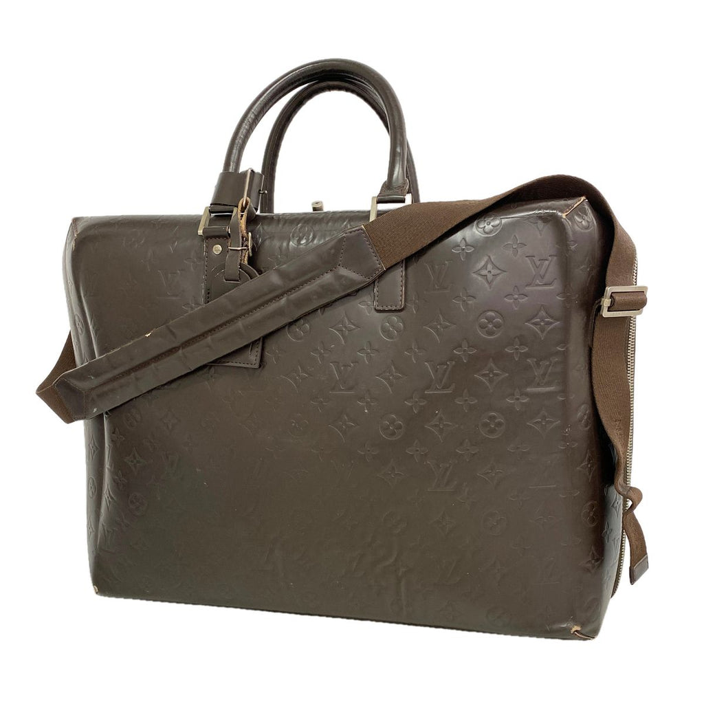 Louis Vuitton Boston Bag Monogram Glace Leather Ricky Cafe