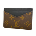 Louis Vuitton Card Case Monogram Neo Brown Black