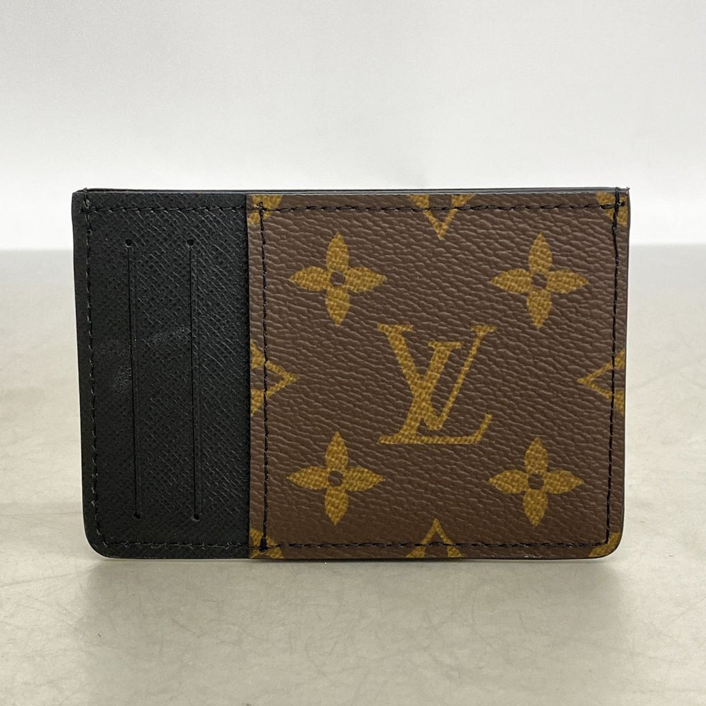 Louis Vuitton Card Case Monogram Neo Brown Black — view 5