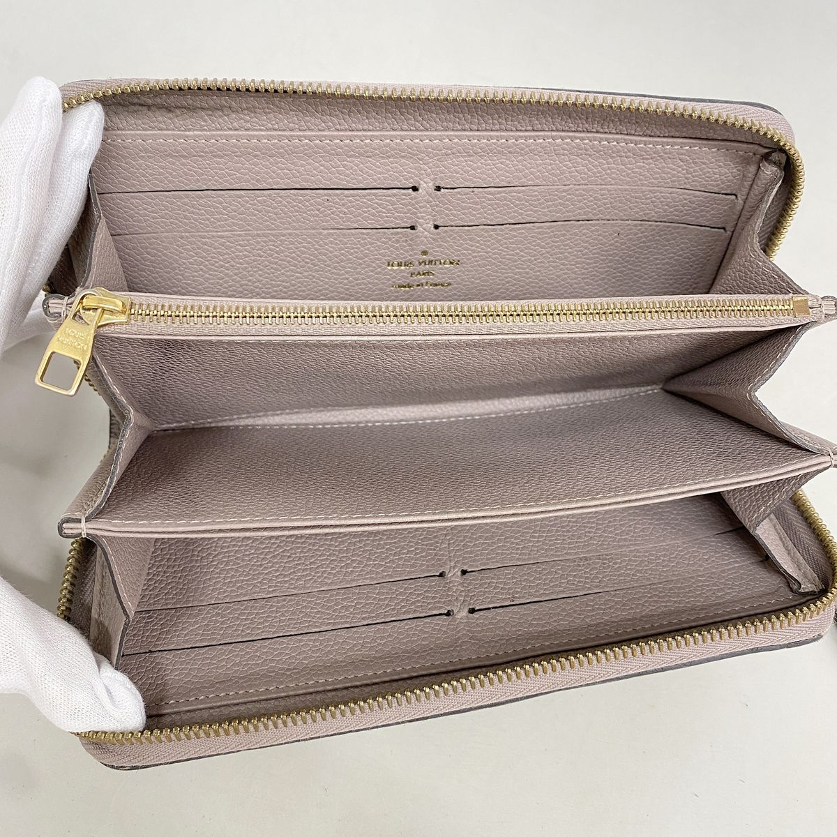 Louis Vuitton Wallet Monogram Empreinte Zippy Vizon — view 3