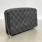 Louis Vuitton Wallet Damier Graphite Zippy XL Gray Black — view 2