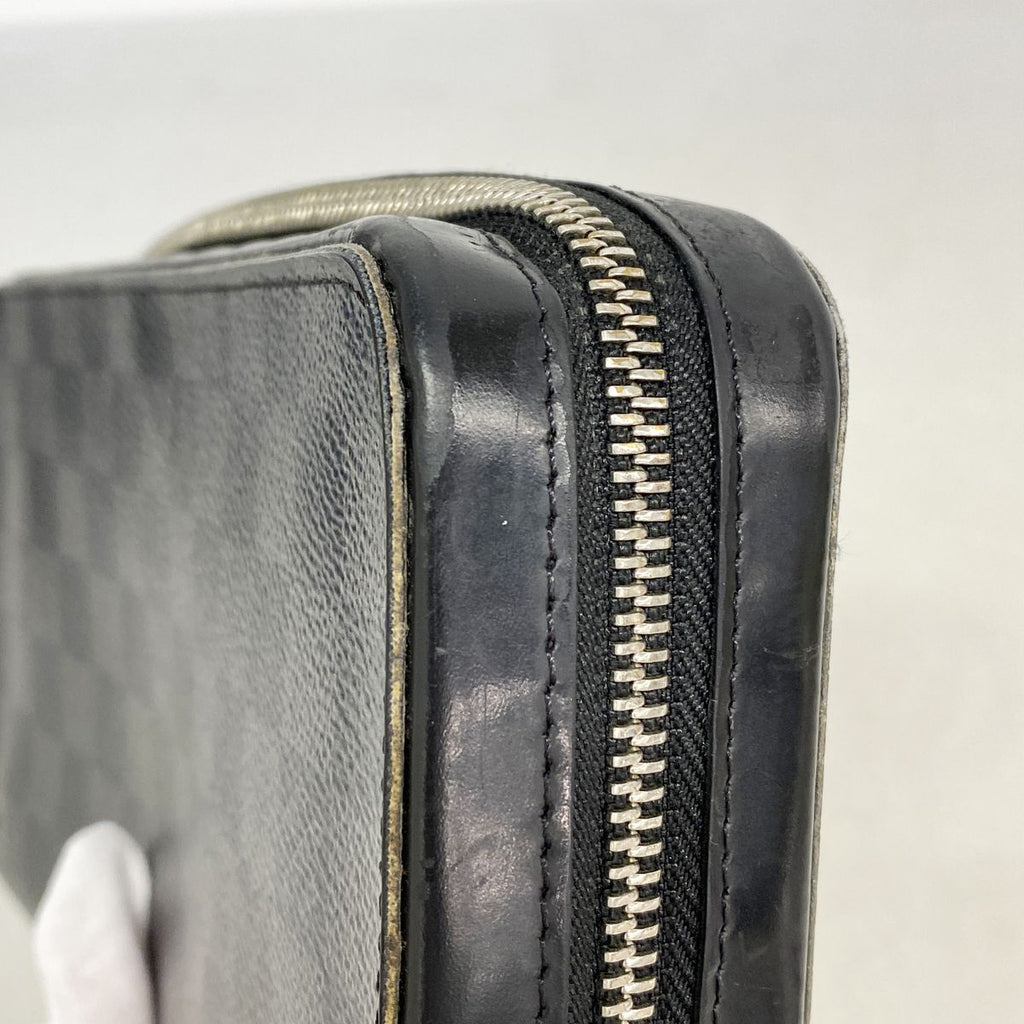 Louis Vuitton Wallet Damier Graphite Zippy XL Gray Black — view 7