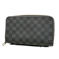 Louis Vuitton Wallet Damier Graphite Zippy XL Gray Black