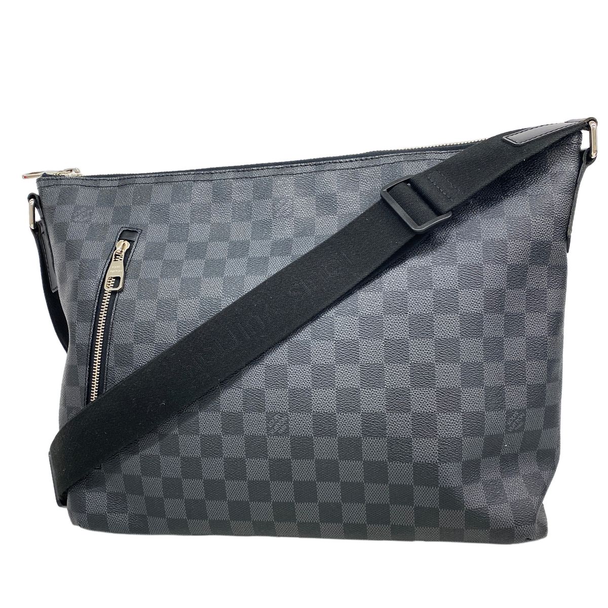 Louis Vuitton Shoulder Bag Damier Graphite Mick MM Black