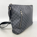 Louis Vuitton Shoulder Bag Damier Graphite Mick MM Black — view 2