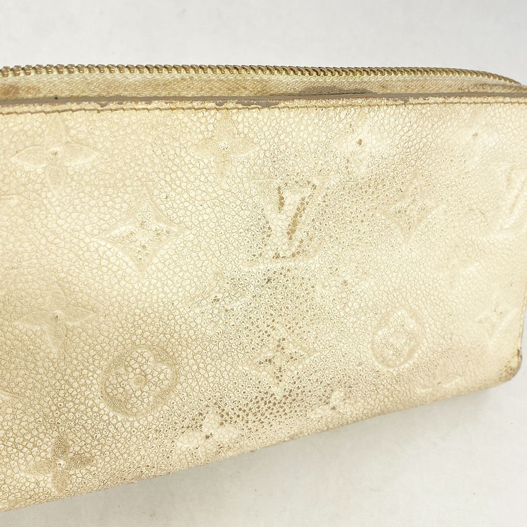 Louis Vuitton Wallet Monogram Empreinte Portefeuille Secret Long Neige — view 8