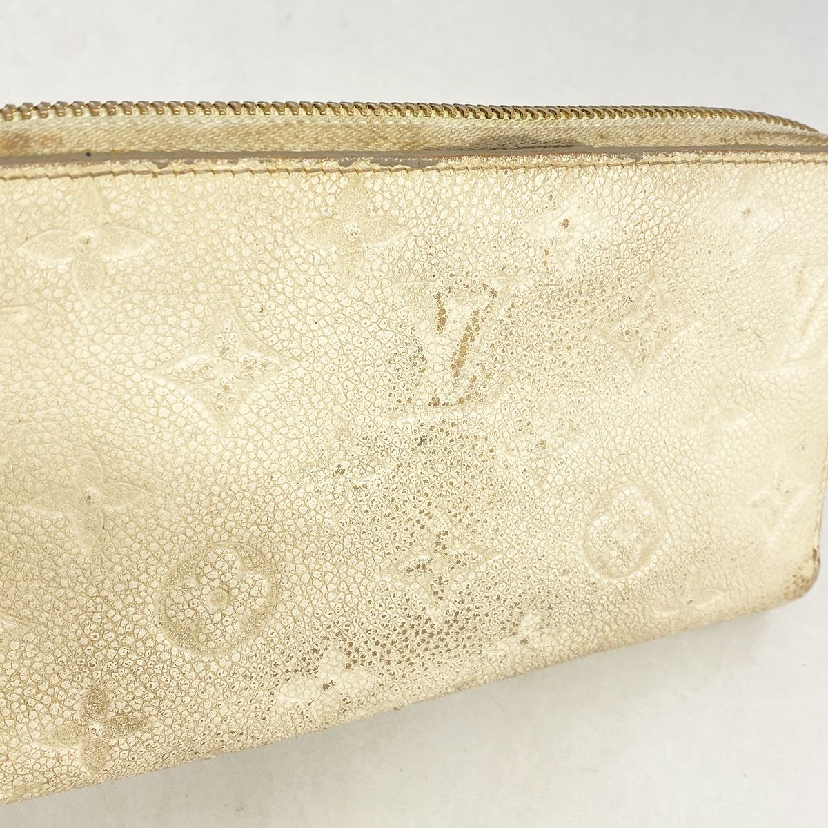 Louis Vuitton Wallet Monogram Empreinte Portefeuille Secret Long Neige — view 8