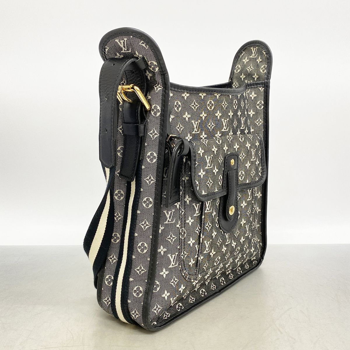 Louis Vuitton Shoulder Bag Monogram Mini Besace Marie Kate Noir — view 2