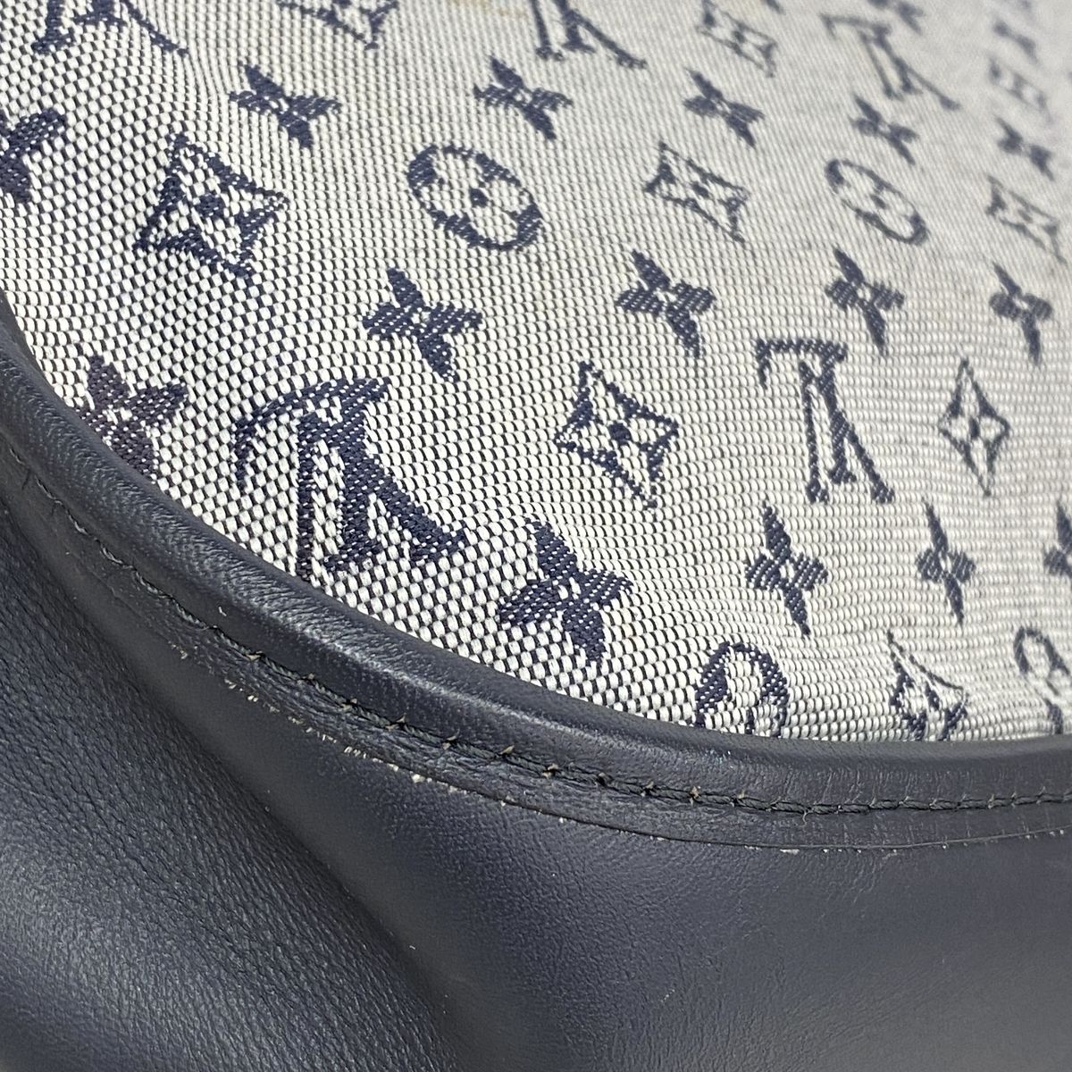 Louis Vuitton Shoulder Bag Monogram Mini Belanger Blue — view 6
