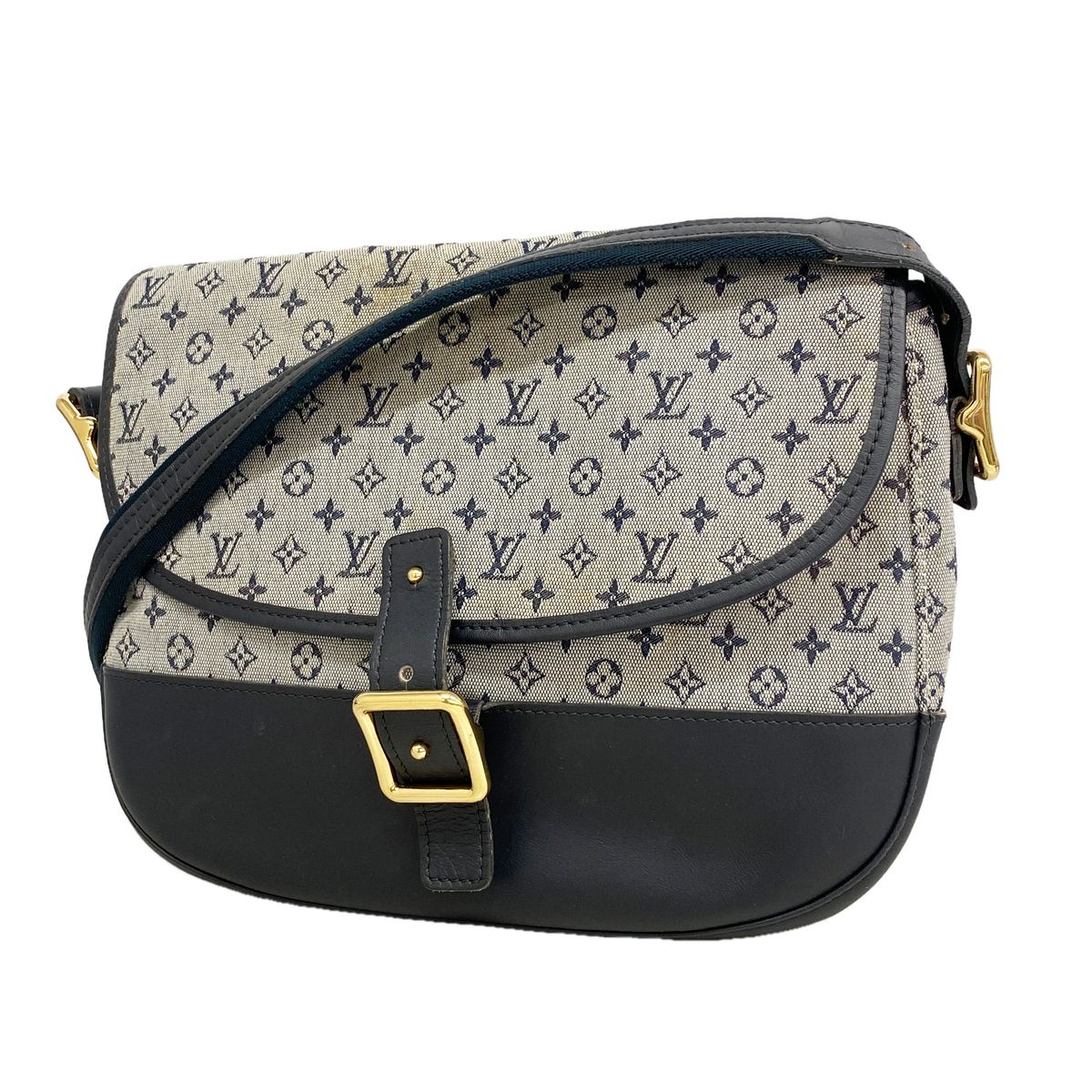Louis Vuitton Shoulder Bag Monogram Mini Belanger Blue