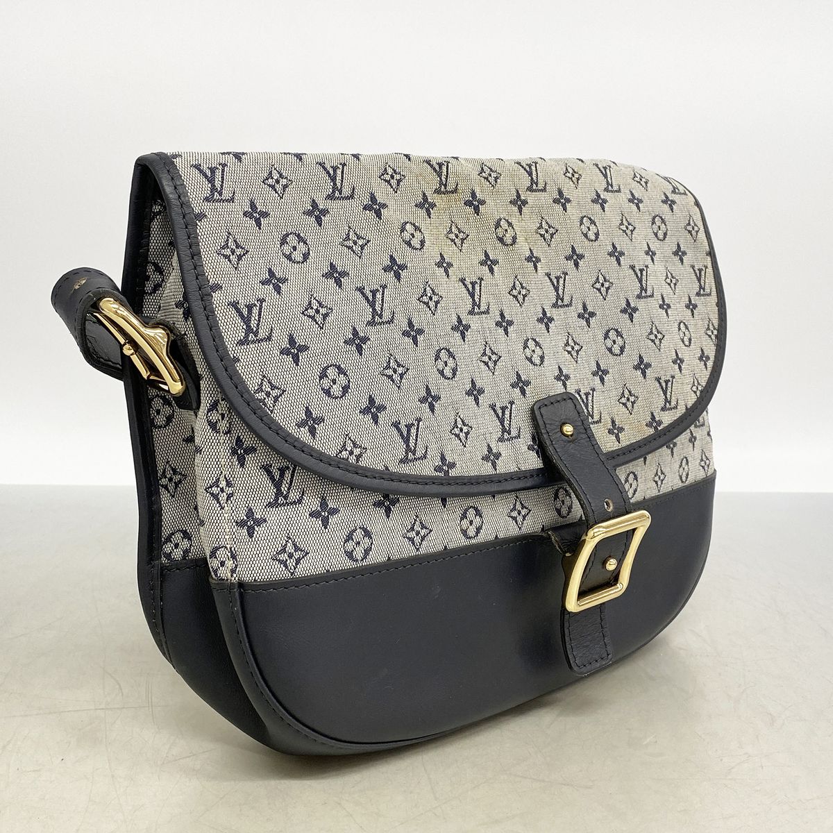 Louis Vuitton Shoulder Bag Monogram Mini Belanger Blue — view 2
