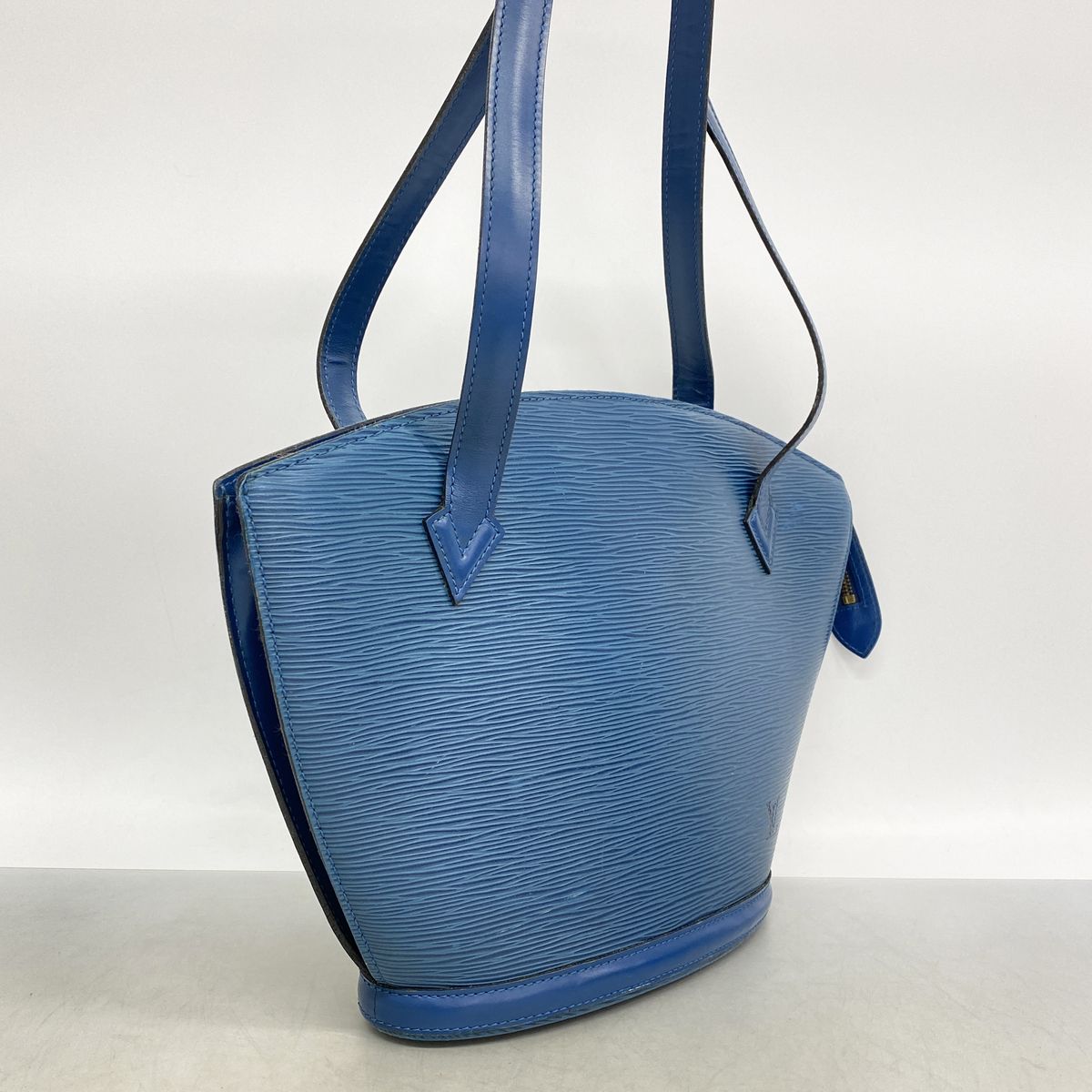 Louis Vuitton Shoulder Bag Epi Saint Jacques Poignet Long Toledo Blue — view 2