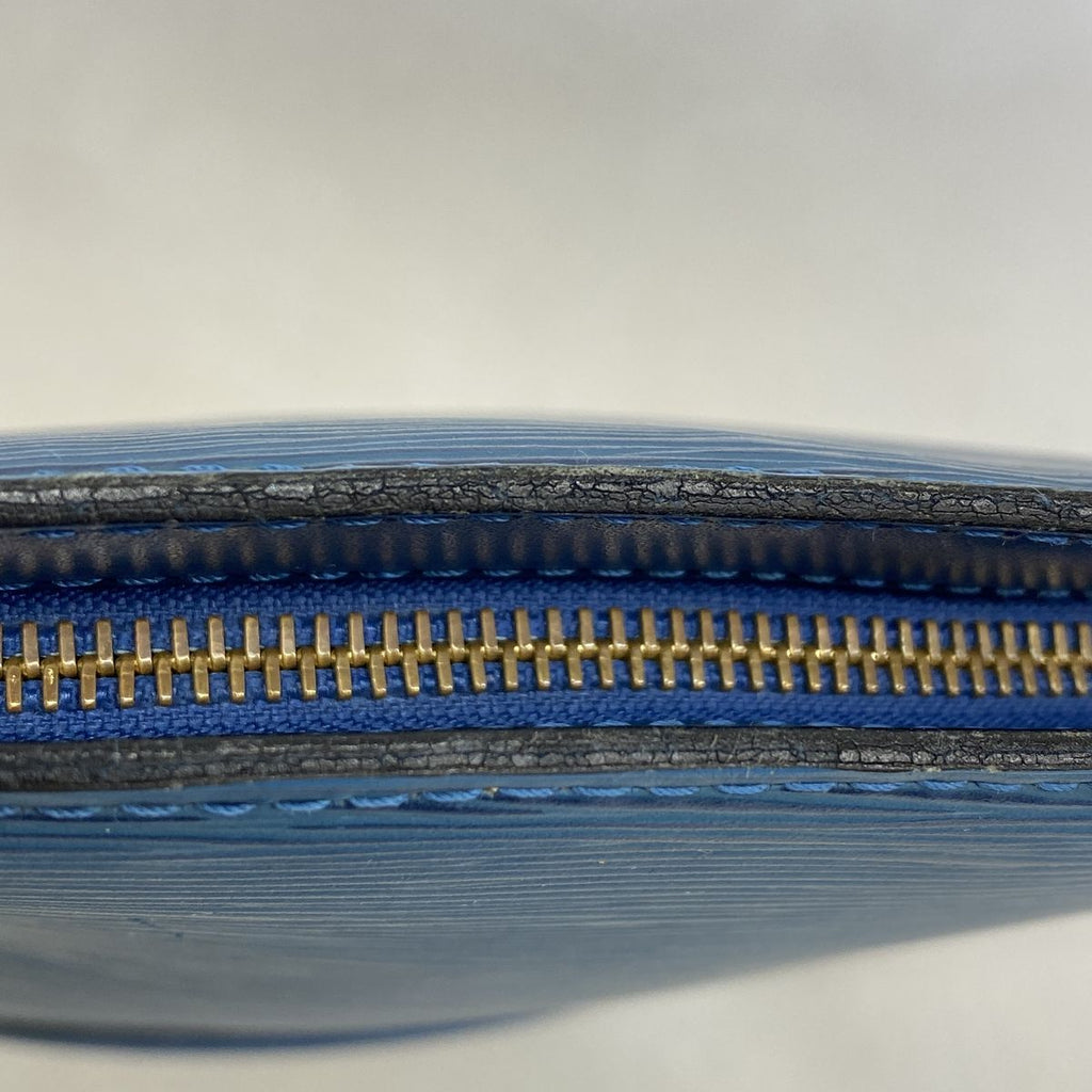 Louis Vuitton Shoulder Bag Epi Saint Jacques Poignet Long Toledo Blue — view 7