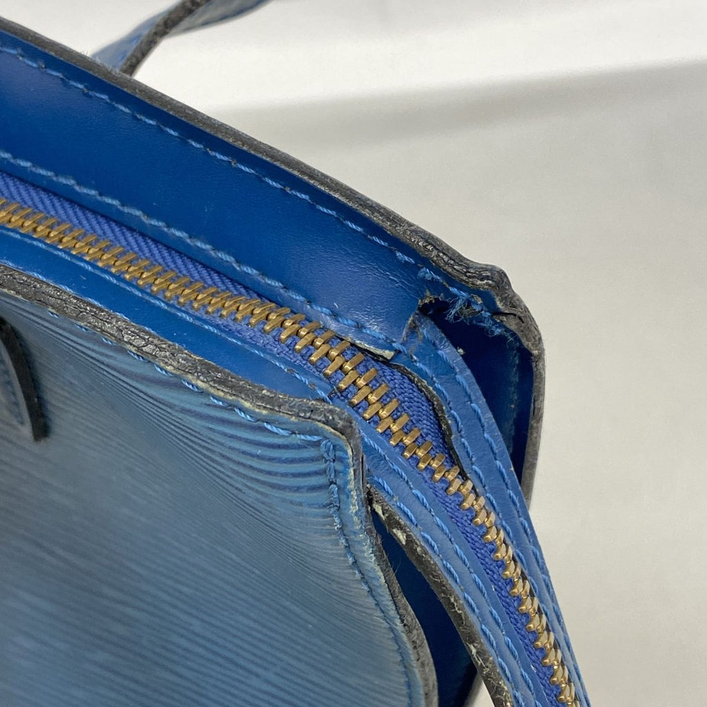 Louis Vuitton Shoulder Bag Epi Saint Jacques Poignet Long Toledo Blue — view 8