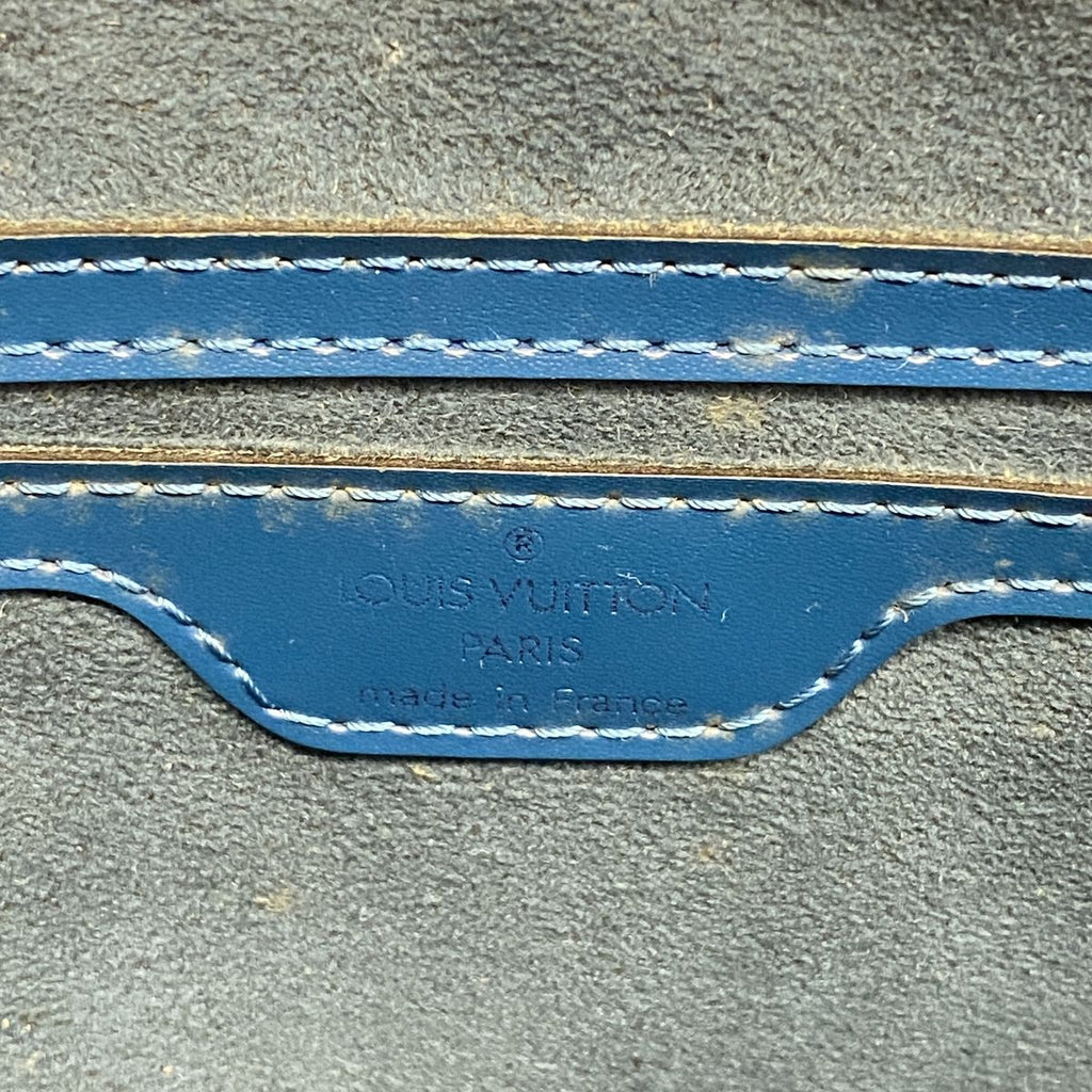 Louis Vuitton Shoulder Bag Epi Saint Jacques Poignet Long Toledo Blue — view 5