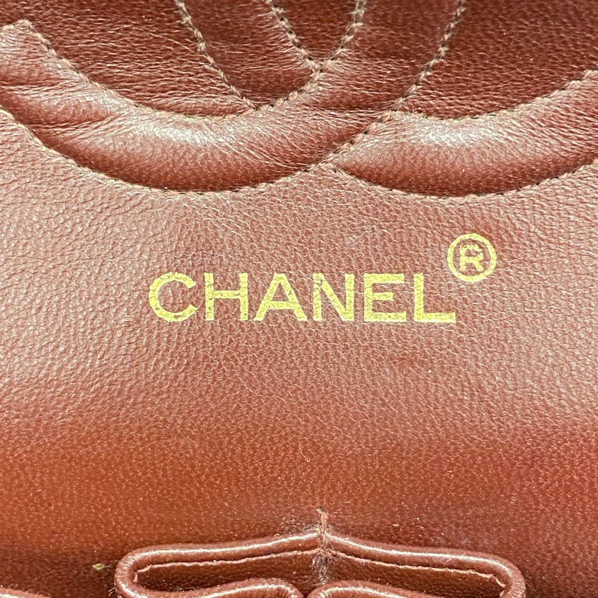 Chanel Shoulder Bag Quilted Lambskin Black Gold — view 5