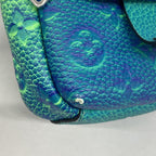 Louis Vuitton Shoulder Bag Taurillon Illusion Double Pouch Blue Vert — view 6