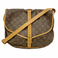 Louis Vuitton Shoulder Bag Monogram Saumur 35 Brown