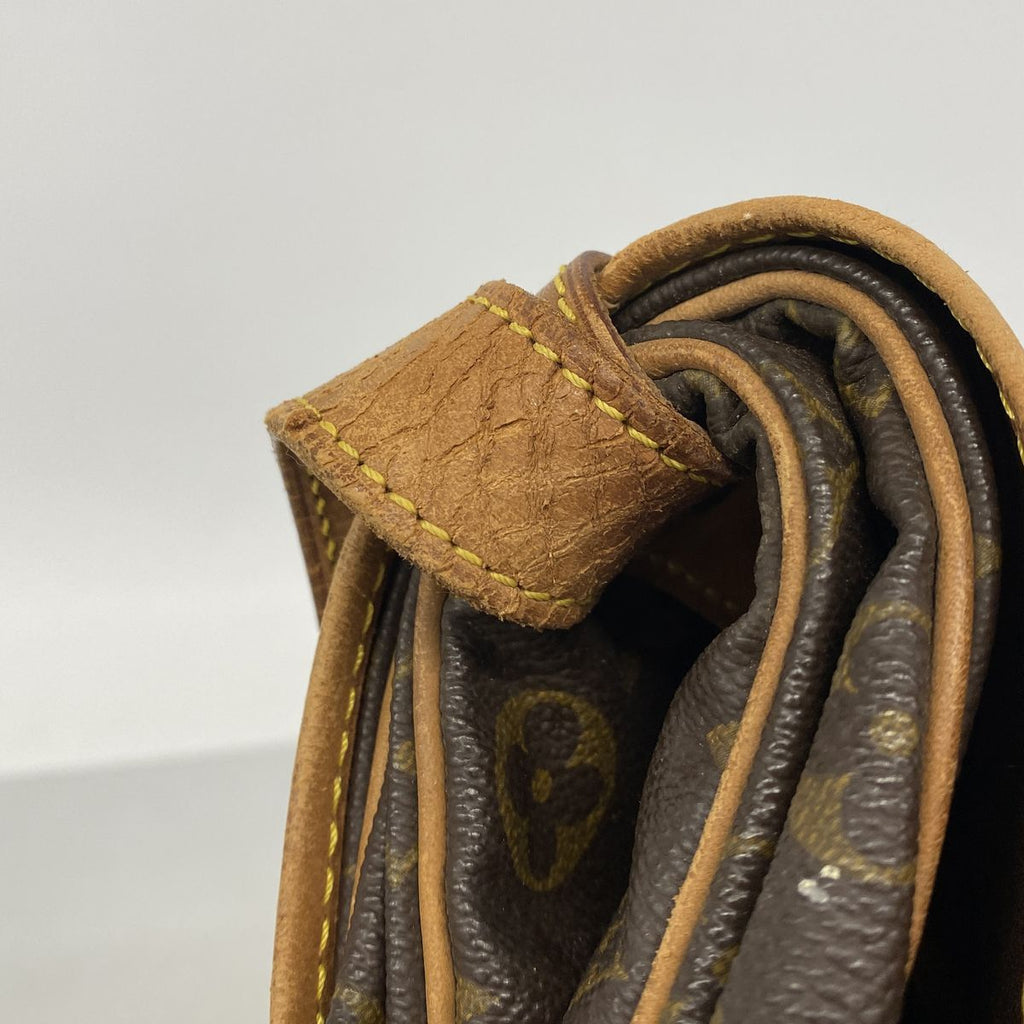 Louis Vuitton Shoulder Bag Monogram Saumur 35 Brown — view 6
