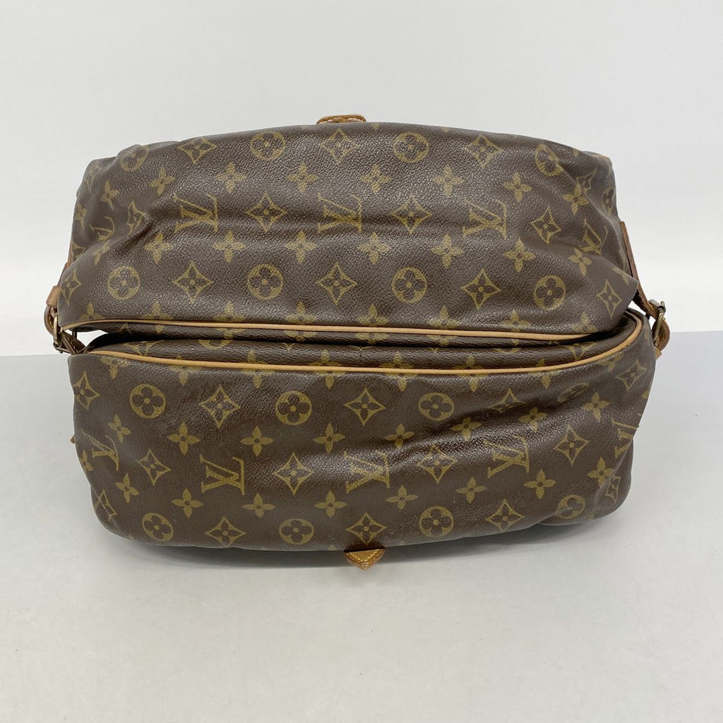 Louis Vuitton Shoulder Bag Monogram Saumur 35 Brown — view 3