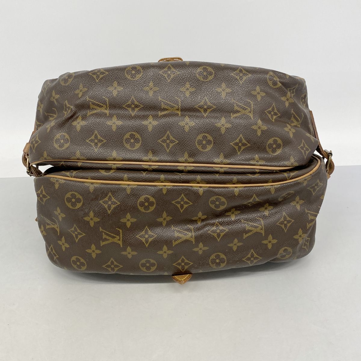 Louis Vuitton Shoulder Bag Monogram Saumur 35 Brown — view 3