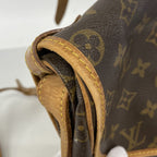 Louis Vuitton Shoulder Bag Monogram Saumur 35 Brown — view 7