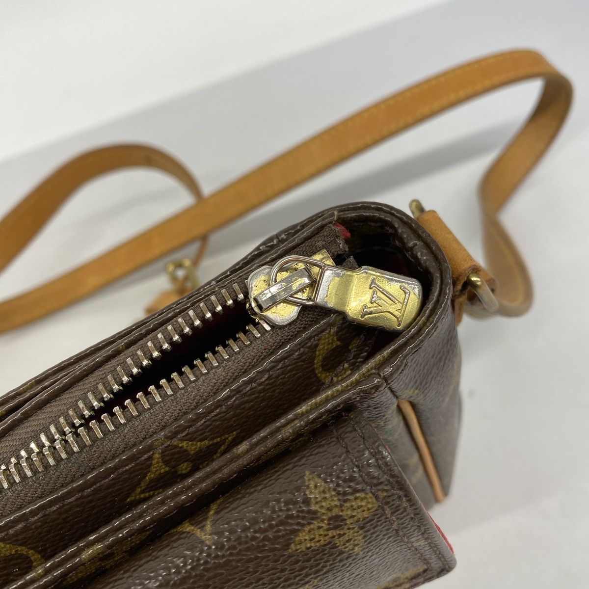Louis Vuitton Shoulder Bag Monogram Viva Cite PM Brown — view 7