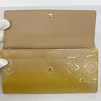 Louis Vuitton Wallet Vernis Pochette Porte Monnaie Credit Noisette — view 8