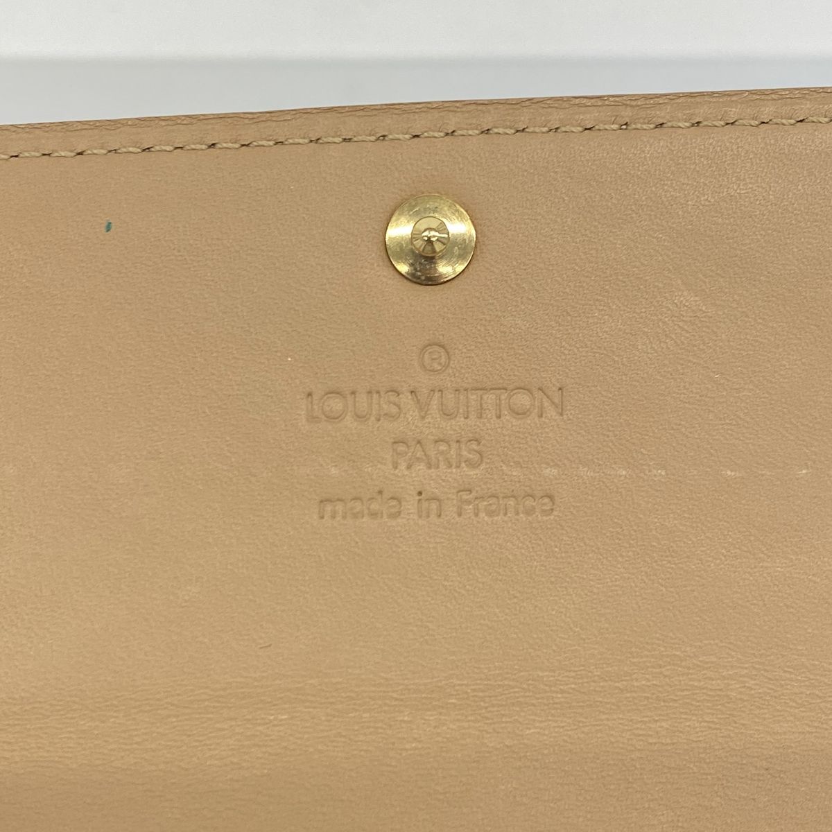 Louis Vuitton Wallet Vernis Pochette Porte Monnaie Credit Noisette — view 4