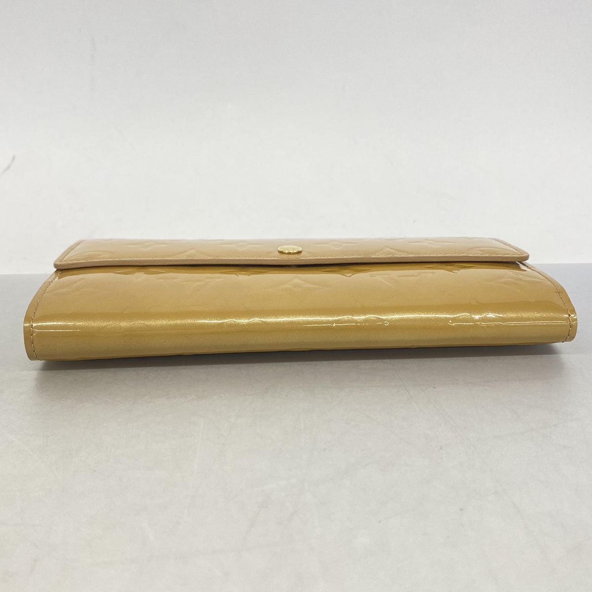 Louis Vuitton Wallet Vernis Pochette Porte Monnaie Credit Noisette — view 2