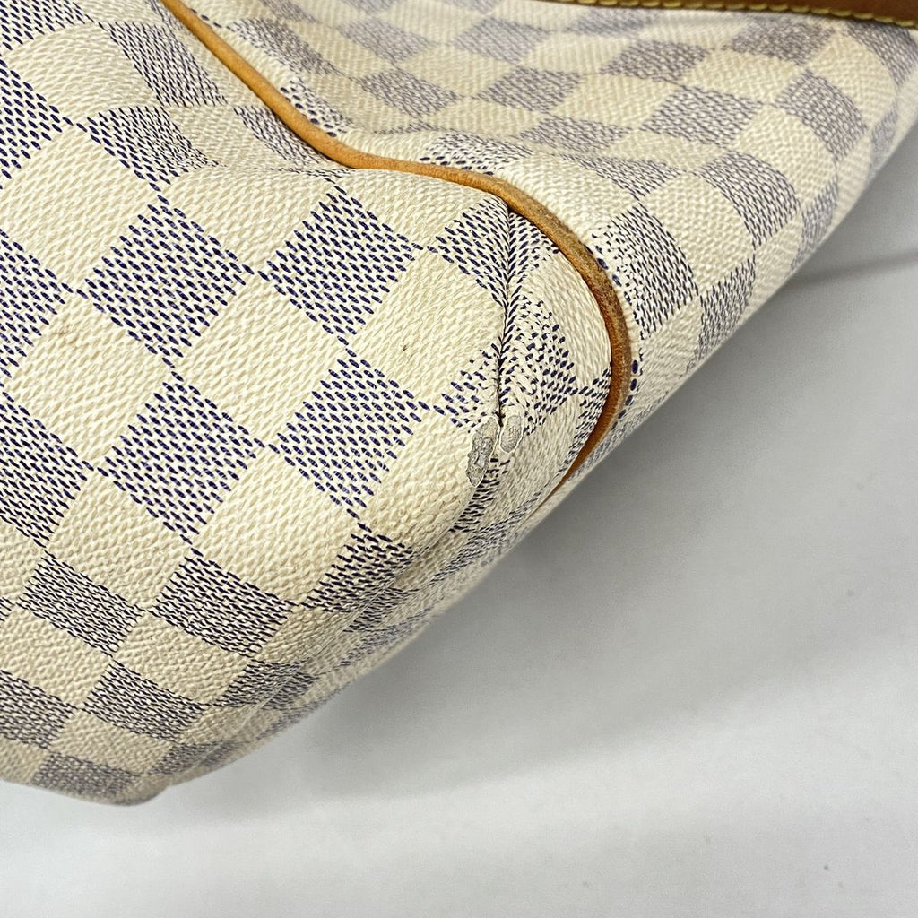 Louis Vuitton Tote Bag Damier Azur Totally MM White — view 8