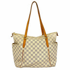 Louis Vuitton Tote Bag Damier Azur Totally MM White