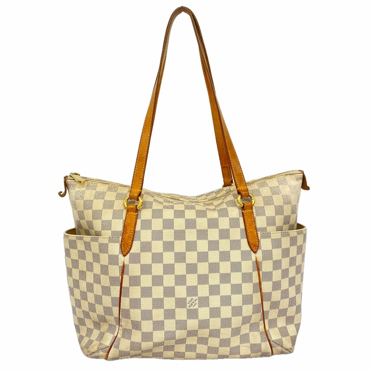 Louis Vuitton Tote Bag Damier Azur Totally MM White