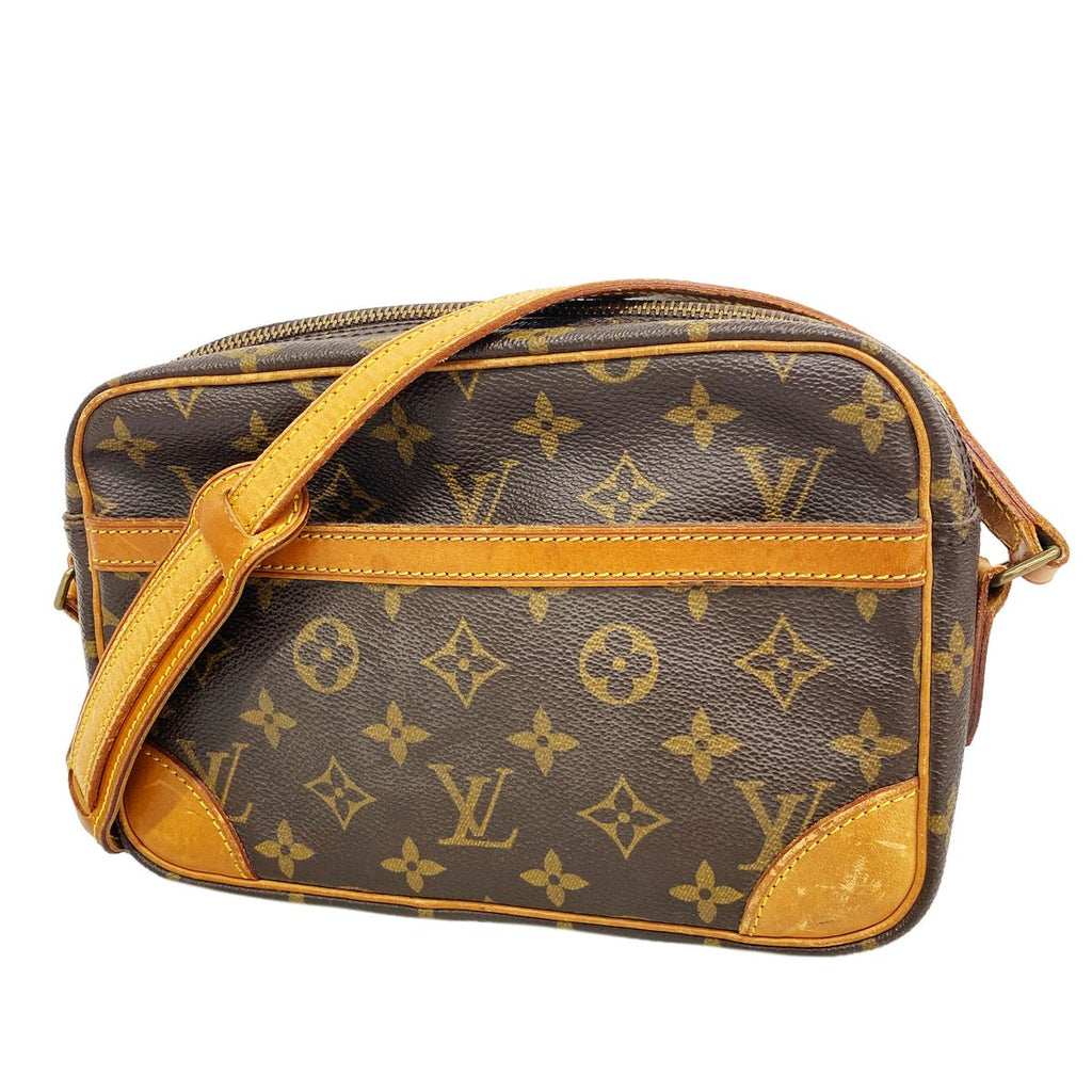 Louis Vuitton Shoulder Bag Monogram Trocadero 24 Brown