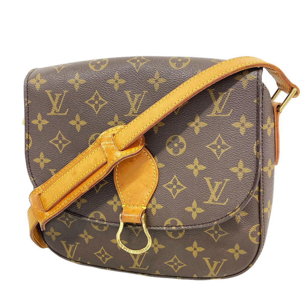 Louis Vuitton Shoulder Bag Monogram Saint-Cloud GM Brown