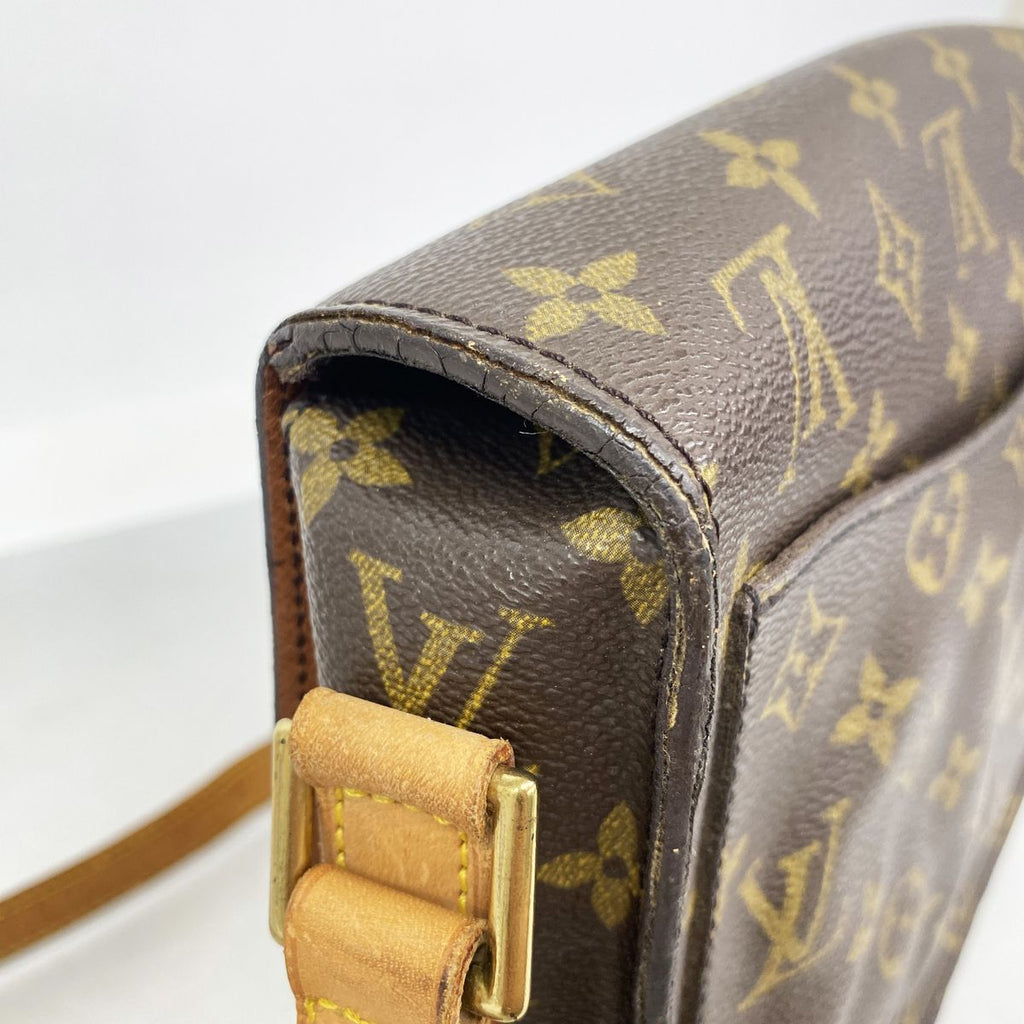 Louis Vuitton Shoulder Bag Monogram Saint-Cloud GM Brown — view 8