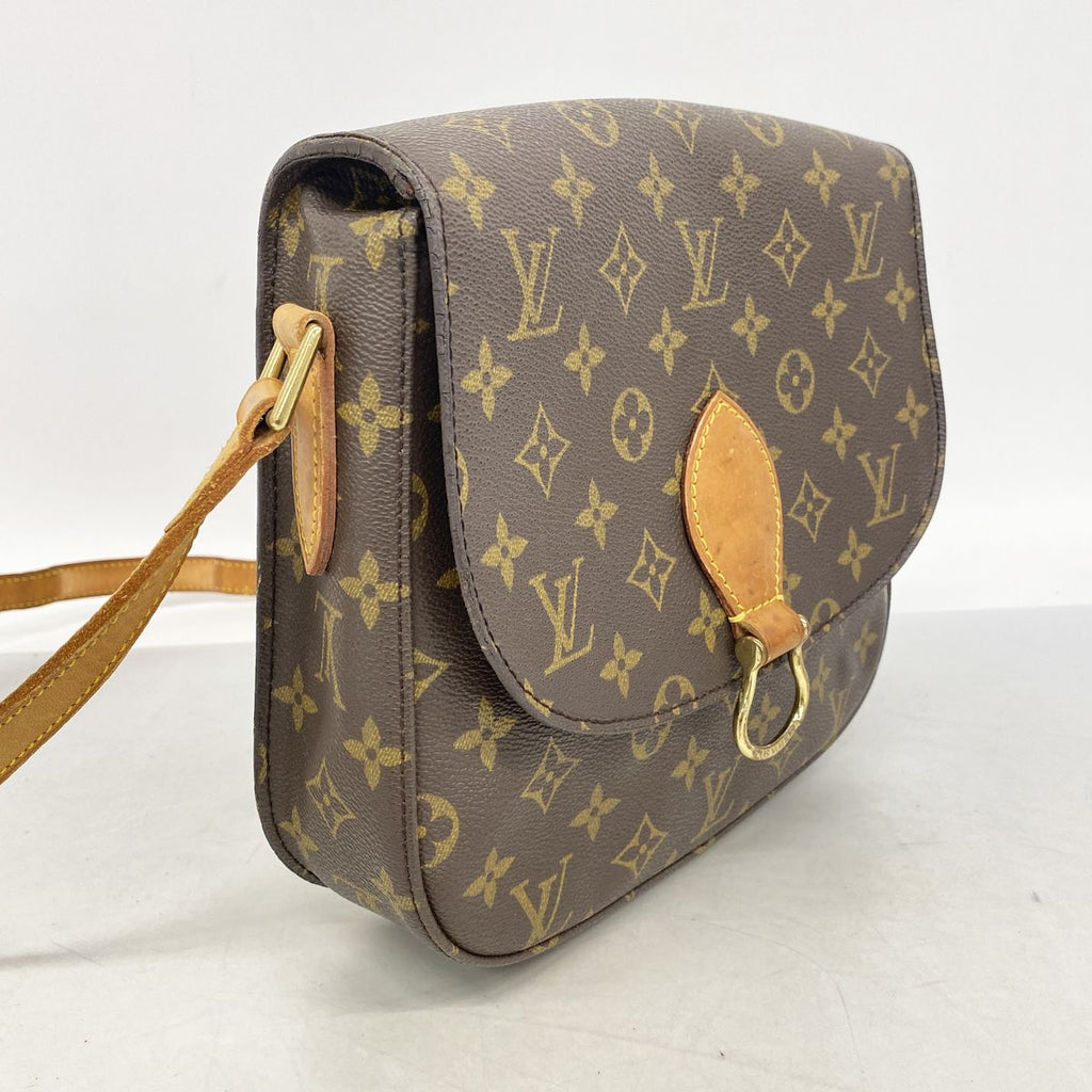 Louis Vuitton Shoulder Bag Monogram Saint-Cloud GM Brown — view 2