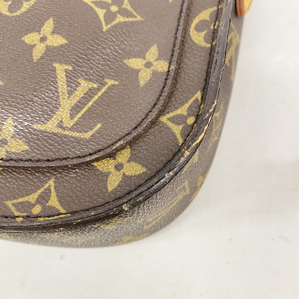 Louis Vuitton Shoulder Bag Monogram Saint-Cloud GM Brown — view 7