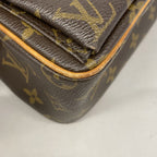 Louis Vuitton Shoulder Bag Monogram Viva Cite MM Brown — view 6