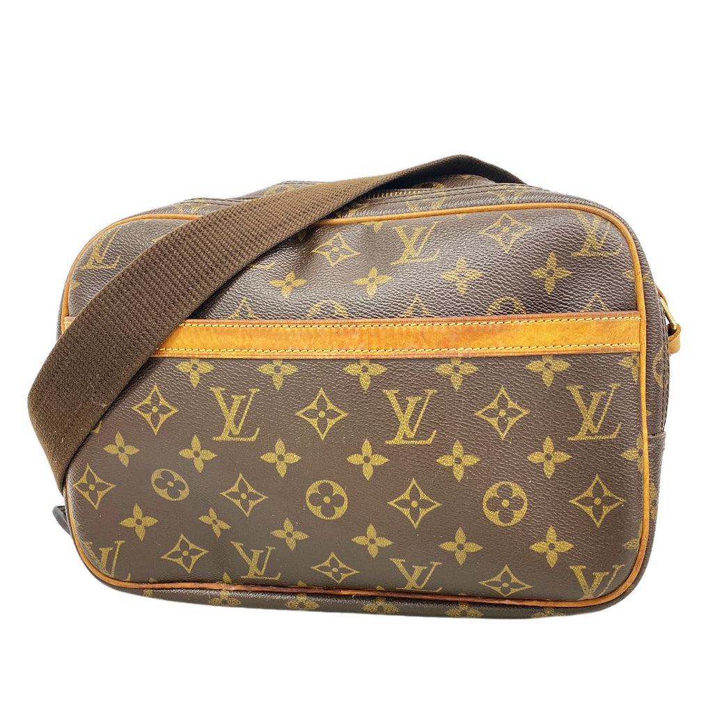 Louis Vuitton Shoulder Bag Monogram Reporter PM Brown