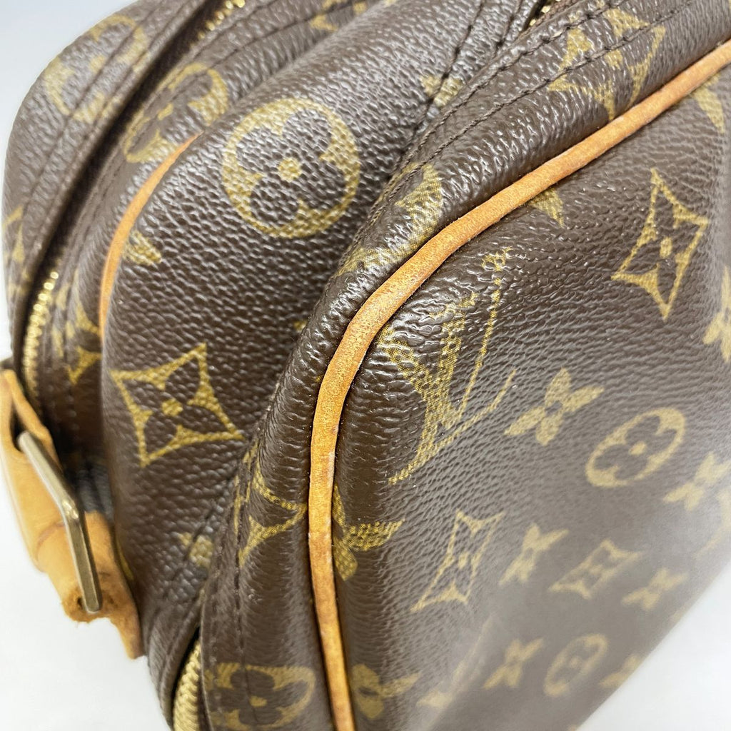 Louis Vuitton Shoulder Bag Monogram Reporter PM Brown — view 7
