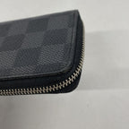 Louis Vuitton Damier Graphite Zippy Coin Purse Black — view 5