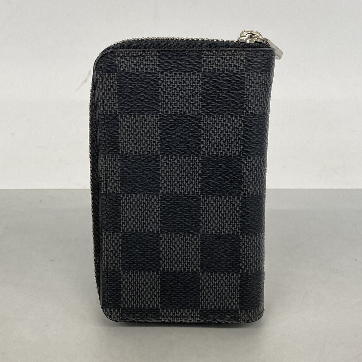Louis Vuitton Damier Graphite Zippy Coin Purse Black — view 8