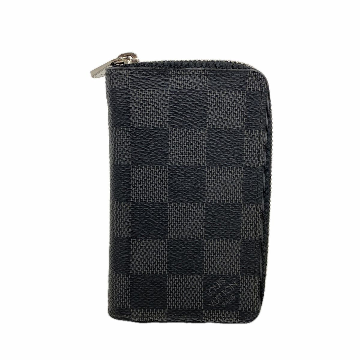 Louis Vuitton Damier Graphite Zippy Coin Purse Black