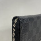 Louis Vuitton Damier Graphite Zippy Coin Purse Black — view 6