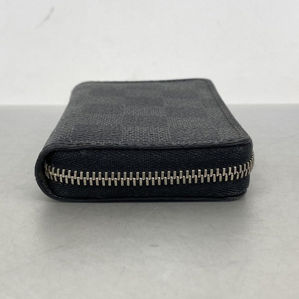 Louis Vuitton Damier Graphite Zippy Coin Purse Black — view 2