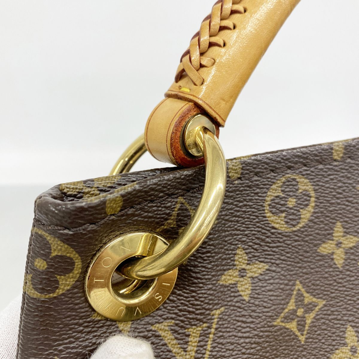 Louis Vuitton Shoulder Bag Monogram Artsy MM Brown — view 8