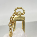 Louis Vuitton Key Holder Charm Monogram Bijou Sac Chaine Blue Ming Flower Gold — view 4