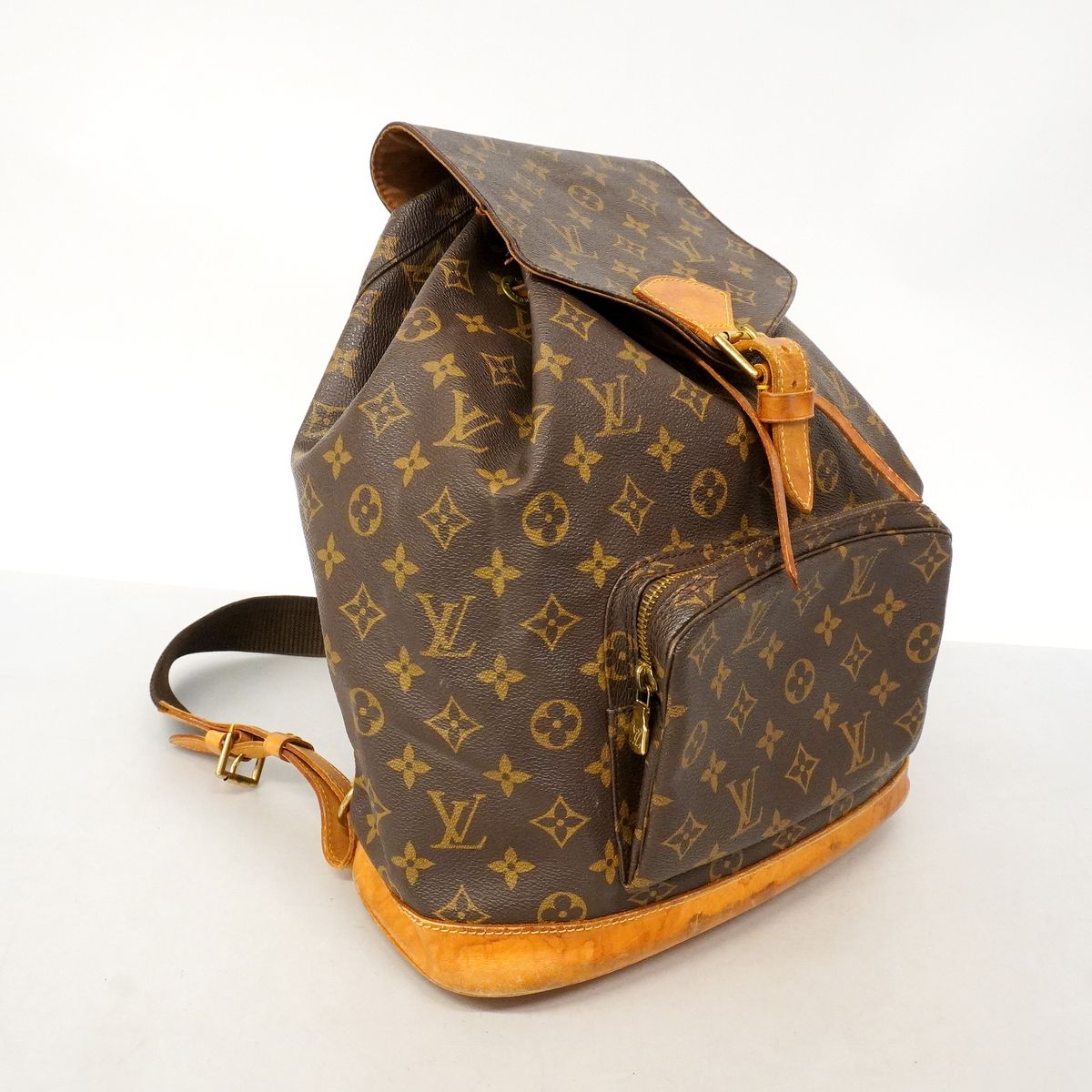 Louis Vuitton Backpack Monogram Montsouris GM Brown — view 2